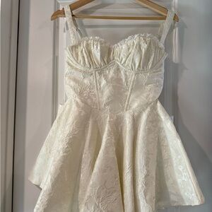 Baby Boo White Playsuit/Romper with Detachable Bow